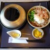 熟成かつ 天膳 - 純けいかつ丼大盛りとおろしそば大盛りのセット