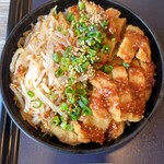 熟成かつ 天膳 - 純けいかつ丼大盛り