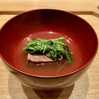 わたなべ - ２日煮込んだ牛ほほ肉の煮物椀