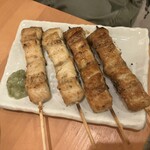 うな串 焼鳥 う福 - コレが【短冊】だ！（ウナギの白焼&蒲焼）