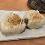 うな串 焼鳥 う福 - シメに【ウナギのタレのチーズ焼きおにぎり】