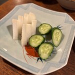 大甚 - お新香（浅漬けなので醤油不要）