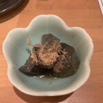 うな串 焼鳥 う福 - お通しのナス煮浸し