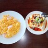 中華飯店 カフカ - エビ玉子　ピータン豆腐