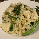ビストロ ヒロ - 本日のパスタ（シラスとタケノコのパスタ）