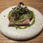 鉄板焼じろう - 鰹のカルパッチョクレソンソース