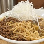 担々麺 ほおずき - ねぎ担々麺（️辛×4）＋排骨＋ひき肉