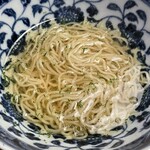 中国料理マスキ - 青柚子ラーメンのアップ