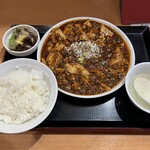 ねぎぼーず - 麻婆豆腐定食・辛口（税込1,000円）2024.10