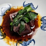 中国料理マスキ - レバニラのアップ