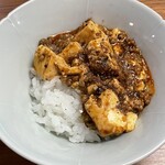 中国料理マスキ - 麻婆豆腐丼のアップ
