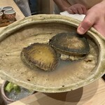 すし 良月 - アワビ