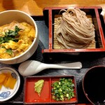 萩の茶屋 - ミニ地鶏親子丼セット