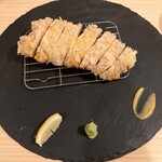 とんかつ そら - 香り豚ロースとんかつプレートさんでーす。