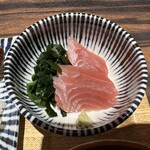肉豆冨とレモンサワー 大衆食堂 安べゑ - 【2025.4.18(金)】さば塩焼きまぐろ刺身定食のまぐろ刺身