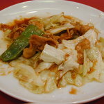 景徳鎮 新館 - ランチのC　豚肉とキャベツの味噌炒め
