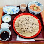 そば処 はないかだ - 三瓶三昧セット（三瓶そば・わさび飯のセット）　※三瓶そばの変更可