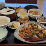 来々軒 - 黒酢酢豚定食