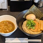 麺処 大沼 - 麺処 大沼 ＠湯島 つけ麺 800円 ＋ 味玉100円（共に税込）