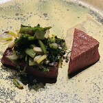 緒乃 - 花山葵　シャトーブリアンタレ炭火焼き