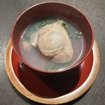 緒乃 - 蛤, 筍 (淡路島) 花山椒　お椀