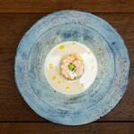 バルーン - 野菜のガスパチョと海老のビスク