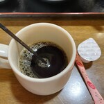 うえ乃家 - カツカレー食後のコーヒー