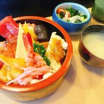 福鮨 - “上ちらし”のセット内容