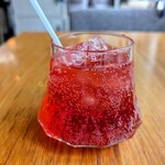 ベジバル チバットリア - ストロベリーソーダ✨サービスでいただきました(*ᴗˬᴗ)”