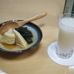 旬彩・酒楽 きはち - 若竹煮 ＆ 七本槍 純米 活性にごり