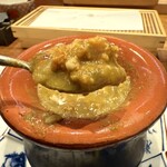 天婦羅 みやしろ - 鮑のしゃぶしゃぶ