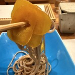 天婦羅 みやしろ - カラスミ蕎麦