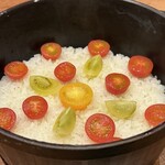 天婦羅 みやしろ - トマトご飯