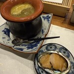 天婦羅 みやしろ - 鮑のしゃぶしゃぶ