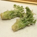 天婦羅 みやしろ - タラの芽