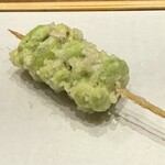 天婦羅 みやしろ - 空豆