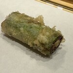 天婦羅 みやしろ - アスパラ