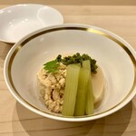 味ひろ - 炊合せ 筍直炊き ふき 鯛の子 花山椒