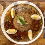 コロンビアエイト 堺筋本町店 - キーマカレー1100円+ゆで玉子100円