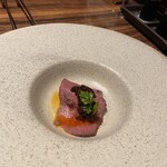 焼肉牛宮城 別邸 - ラー油がとても合いますね。