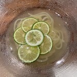 焼肉牛宮城 別邸 - あっさり酢橘冷麺もう少し量感あっても良いかもと！