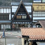 覚明堂 - 駅のホームからです