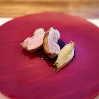 エチョラ - 長谷川豚の炭火焼き。