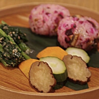 HIGASHIYA GINZA - いぶりがっこや、お浸しのごま和えは、嬉しい