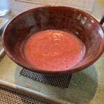 楽の蔵　レストランChez tomo. - ビーツのポタージュ