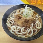六文そば - ごぼう天うどん¥280