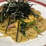SPAGHETTI　KAKEHASHI - たまごとベーコンとほうれん草のスパゲッティ