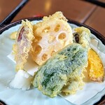 手打ちそば　藪伊豆 - 料理写真:野菜天