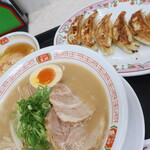餃子の王将 - 餃子の王将ラーメン＆ジャストサイズ天津飯＆餃子