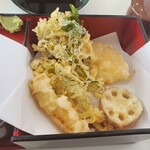 信州そば 佐久 - 季節の野菜天